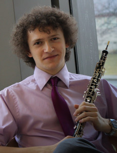 Oboist Gabe Young