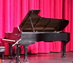 The Sigmund Romberg Steinway piano, recently purchased by philanthropist James Collier for installation at The Manor's Plaza in Medford, was used for the Welcoming Spring Concert.